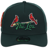 St. Louis Cardinals - St. Louis Crown the City 2.0 'The Lou' New Era 9FORTY (Dark Green/Dark Green)