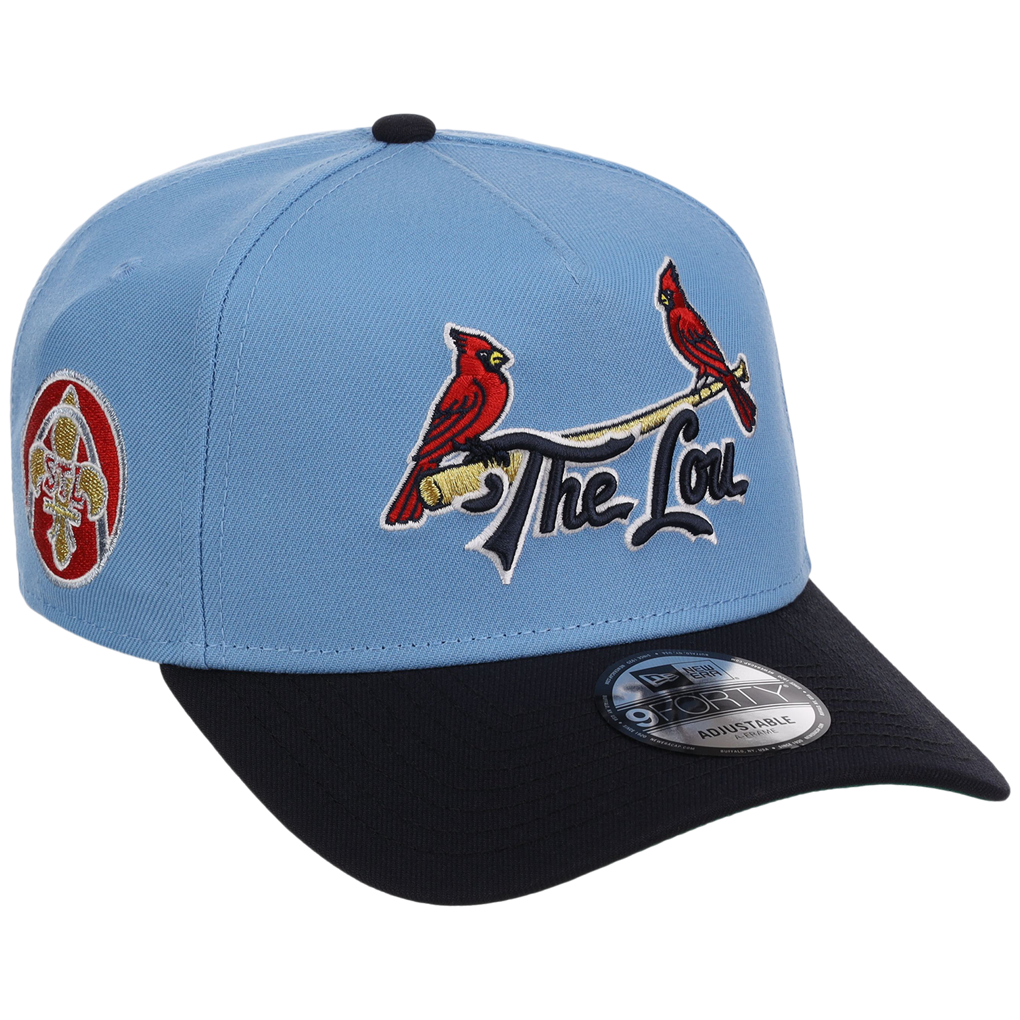 St. Louis Cardinals - St. Louis Crown the City 2.0 'The Lou' New Era 9FORTY (Sky/Navy)