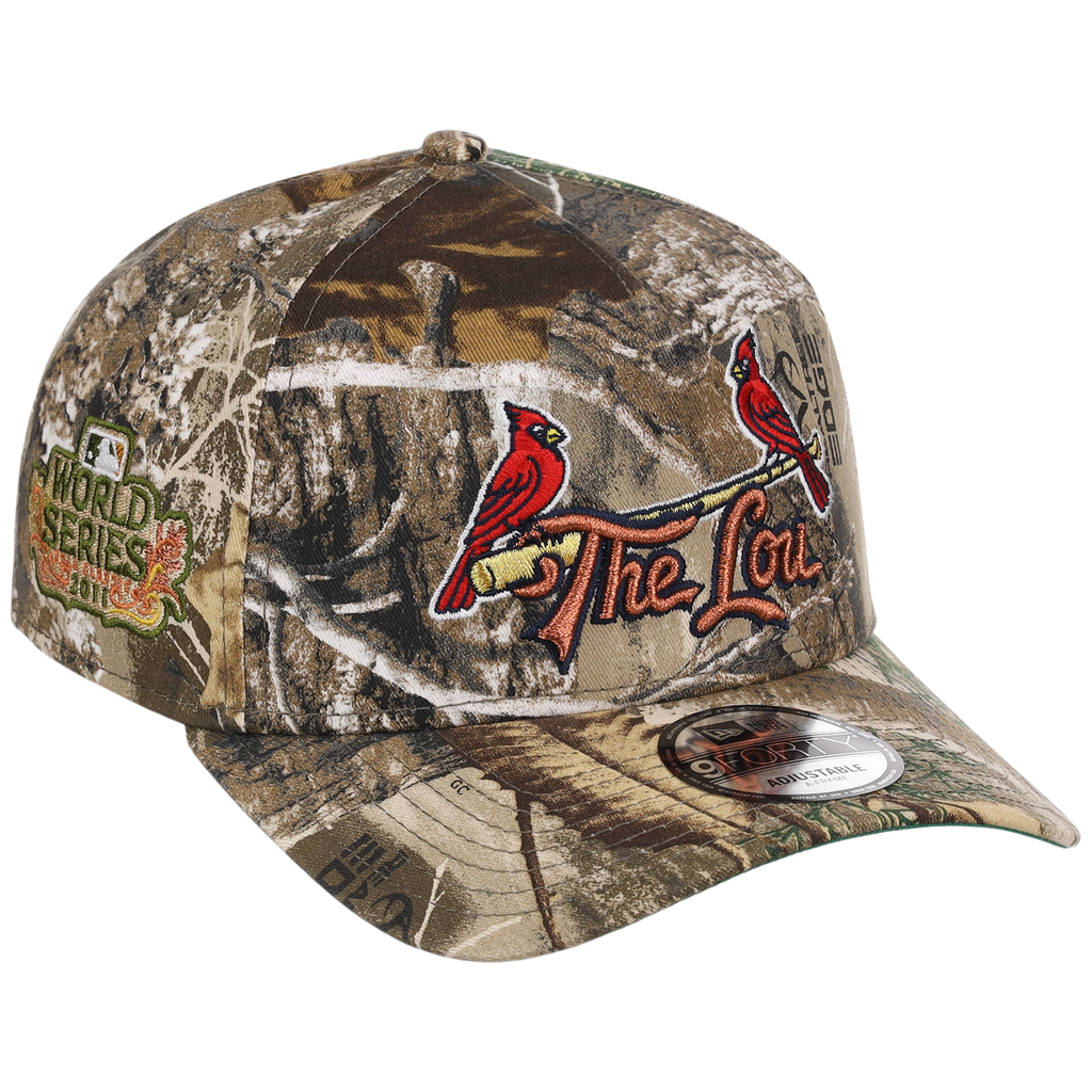 St. Louis Cardinals - St. Louis Crown the City 2.0 'The Lou' New Era 9FORTY (Realtree)