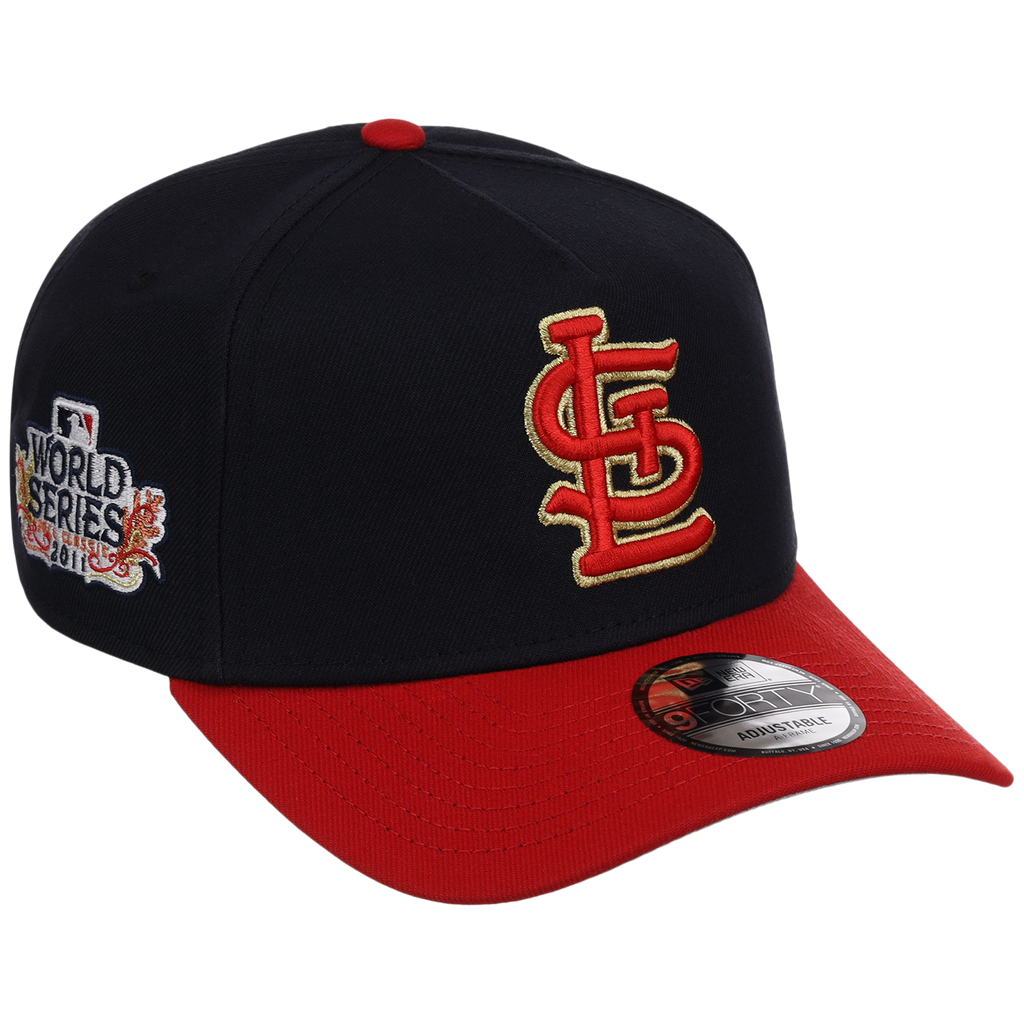 St. Louis Cardinals - St. Louis Crown the City 2.0 'The Lou' New Era 9FORTY (Navy/Red)