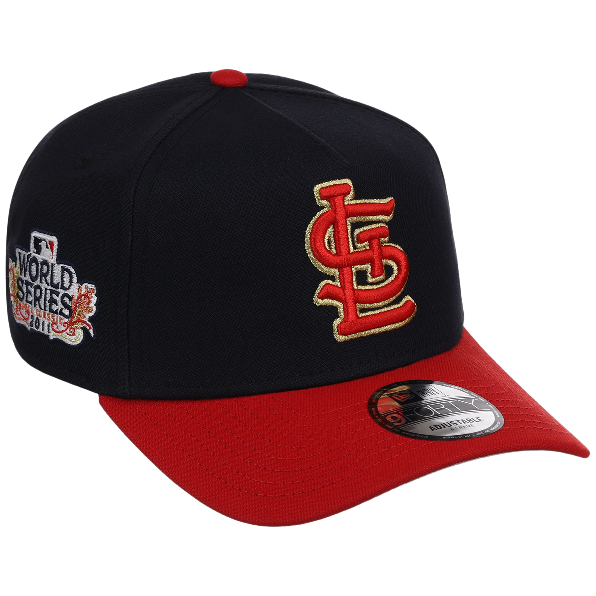 St. Louis Cardinals - St. Louis Crown the City 2.0 'The Lou' New Era 9FORTY (Navy/Red)