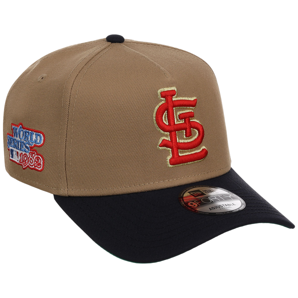 St. Louis Cardinals - St. Louis Crown the City 2.0 'The Lou' New Era 9FORTY (Khaki/Navy)