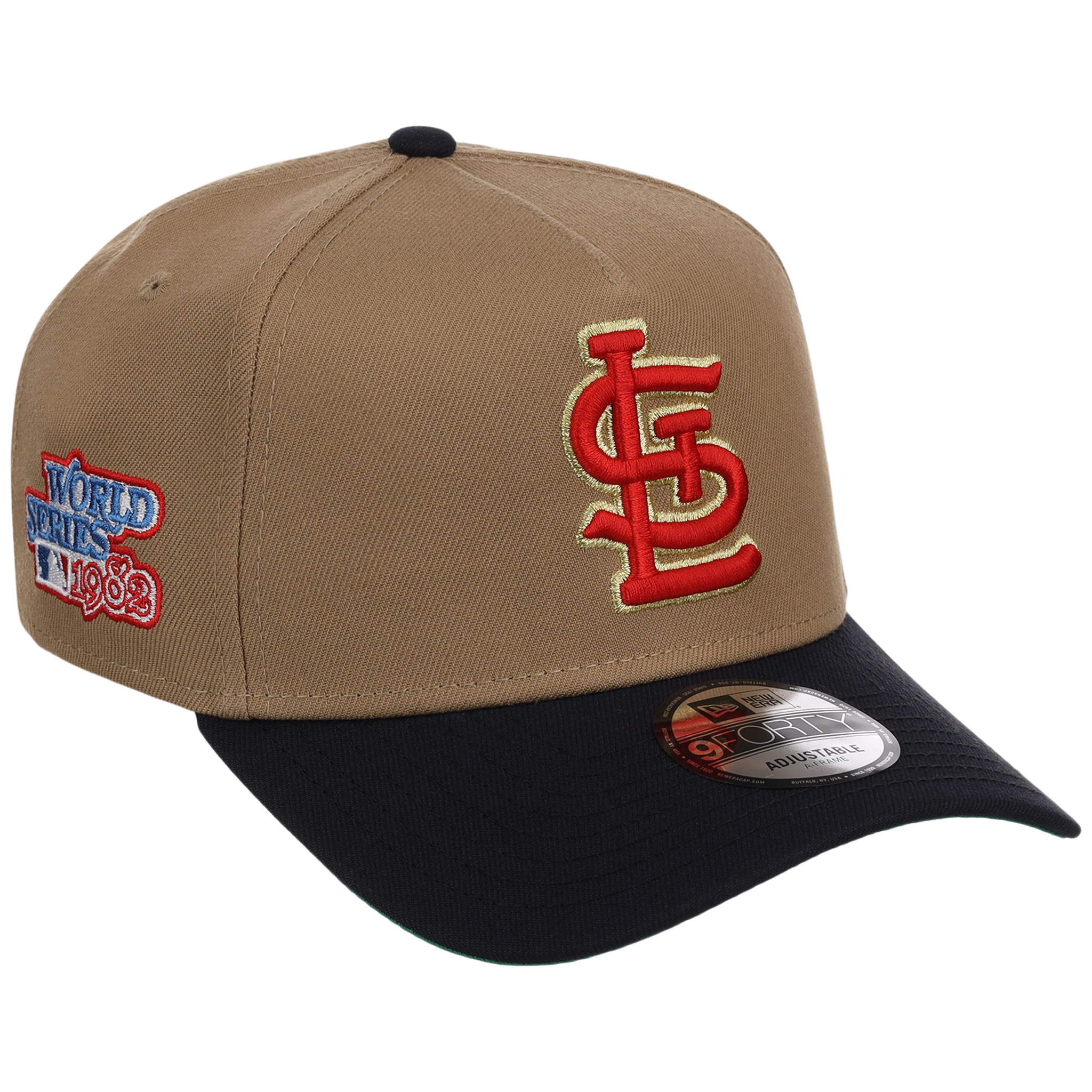 St. Louis Cardinals - St. Louis Crown the City 2.0 'The Lou' New Era 9FORTY (Khaki/Navy)