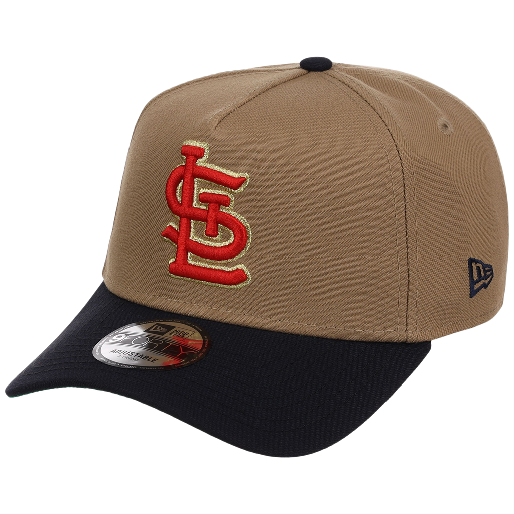St. Louis Cardinals - St. Louis Crown the City 2.0 'The Lou' New Era 9FORTY (Khaki/Navy)