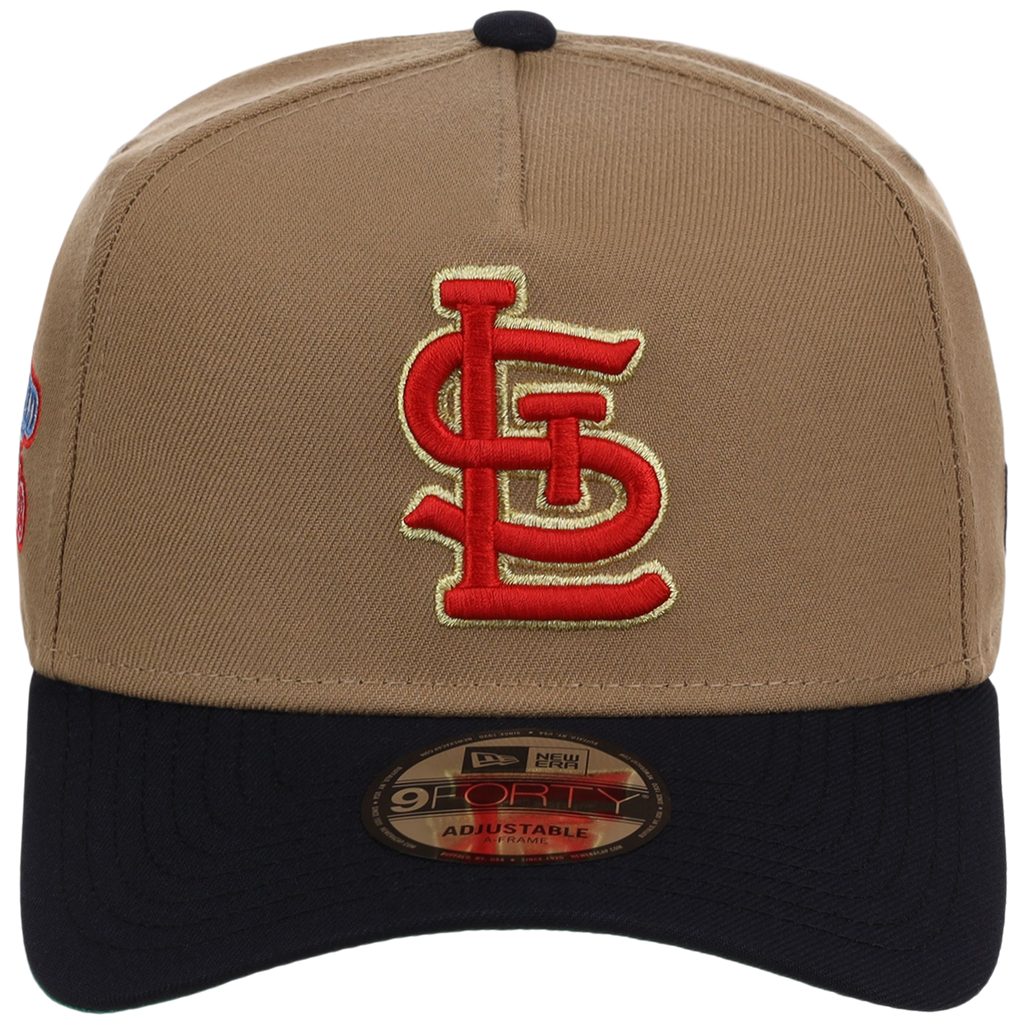 St. Louis Cardinals - St. Louis Crown the City 2.0 'The Lou' New Era 9FORTY (Khaki/Navy)