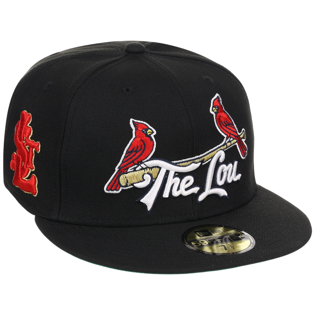 St. Louis Cardinals - St. Louis Crown the City 2.0 'The Lou' New Era 59FIFTY (Black/Black)