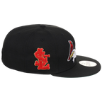 St. Louis Cardinals - St. Louis Crown the City 2.0 'The Lou' New Era 59FIFTY (Black/Black)