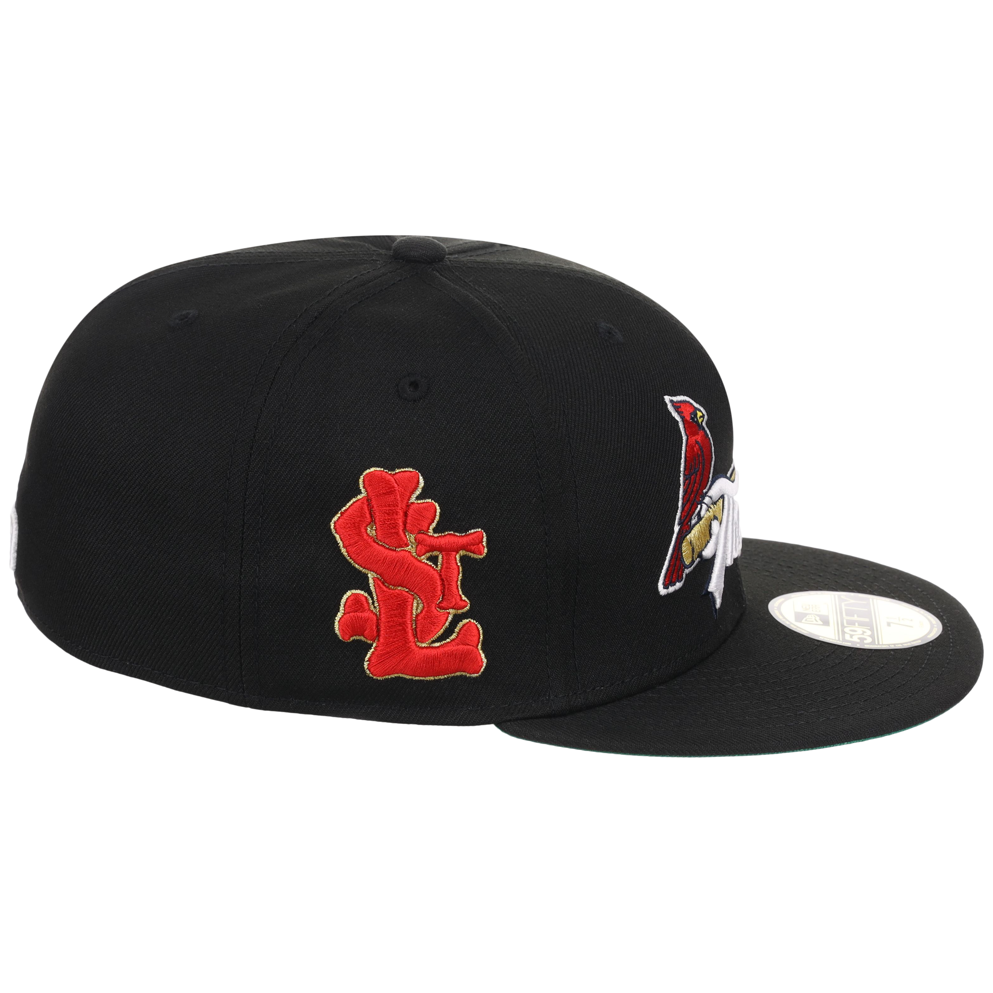 St. Louis Cardinals - St. Louis Crown the City 2.0 'The Lou' New Era 59FIFTY (Black/Black)
