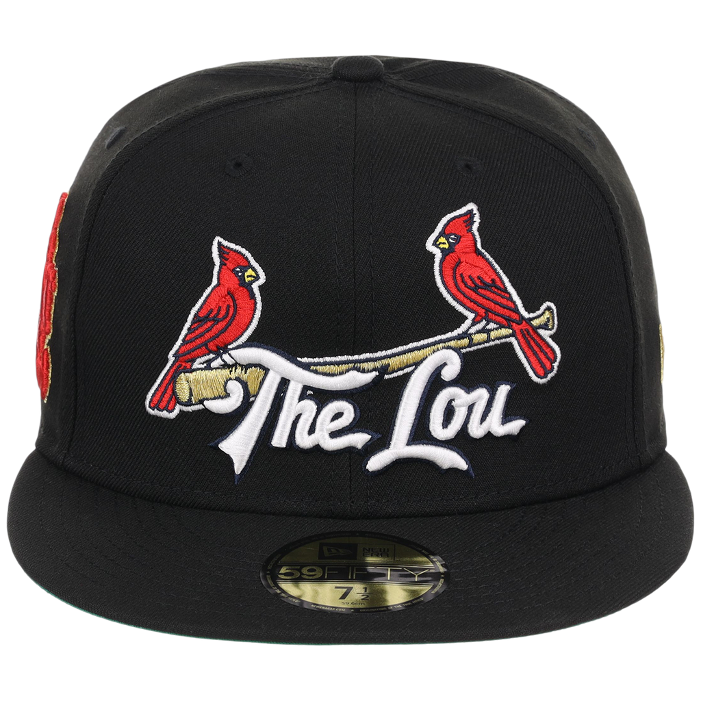 St. Louis Cardinals - St. Louis Crown the City 2.0 'The Lou' New Era 59FIFTY (Black/Black)