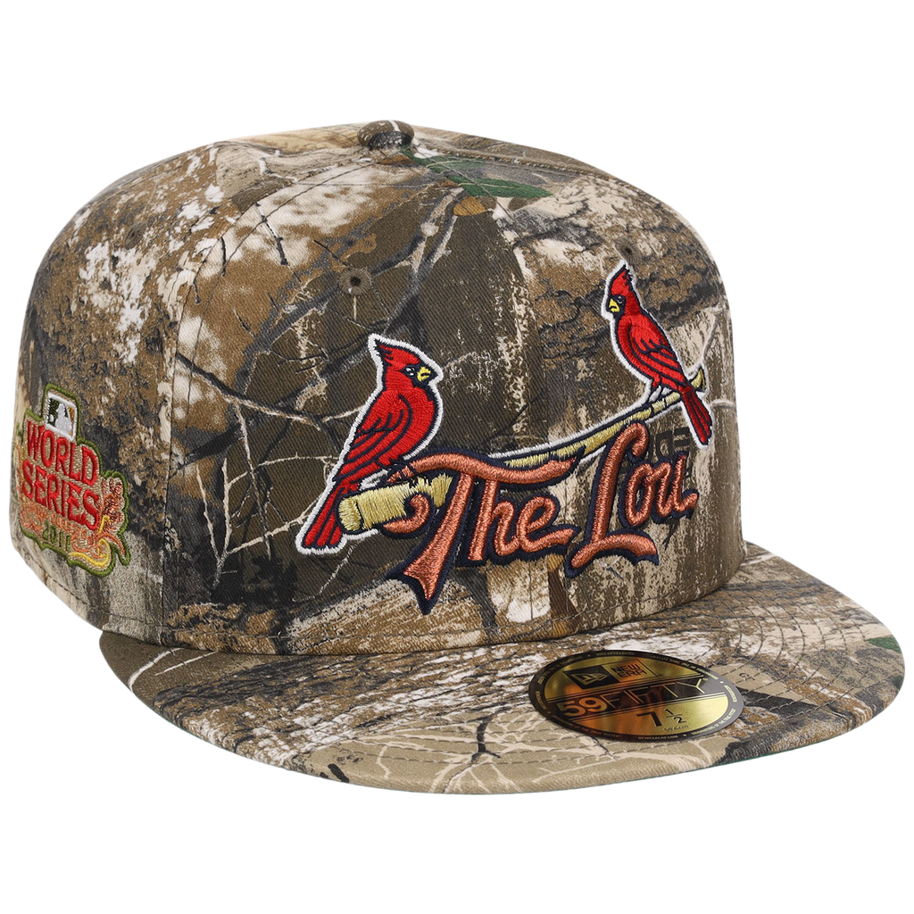 St. Louis Cardinals - St. Louis Crown the City 2.0 'The Lou' New Era 59FIFTY (Realtree/Realtree)
