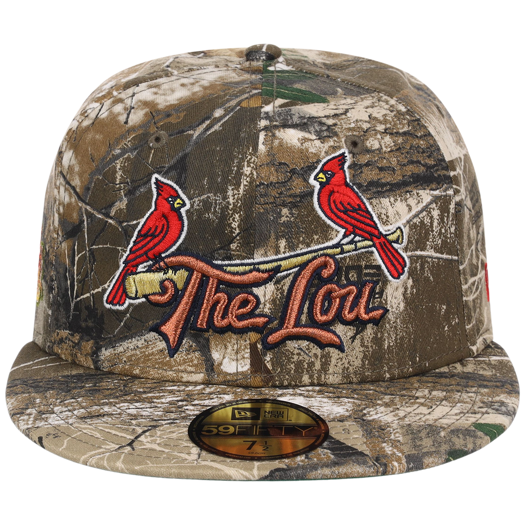 St. Louis Cardinals - St. Louis Crown the City 2.0 'The Lou' New Era 59FIFTY (Realtree/Realtree)