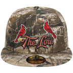St. Louis Cardinals - St. Louis Crown the City 2.0 'The Lou' New Era 59FIFTY (Realtree/Realtree)