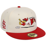 St. Louis Cardinals - St. Louis Crown the City 2.0 'The Lou' New Era 59FIFTY (Chrome/Red)