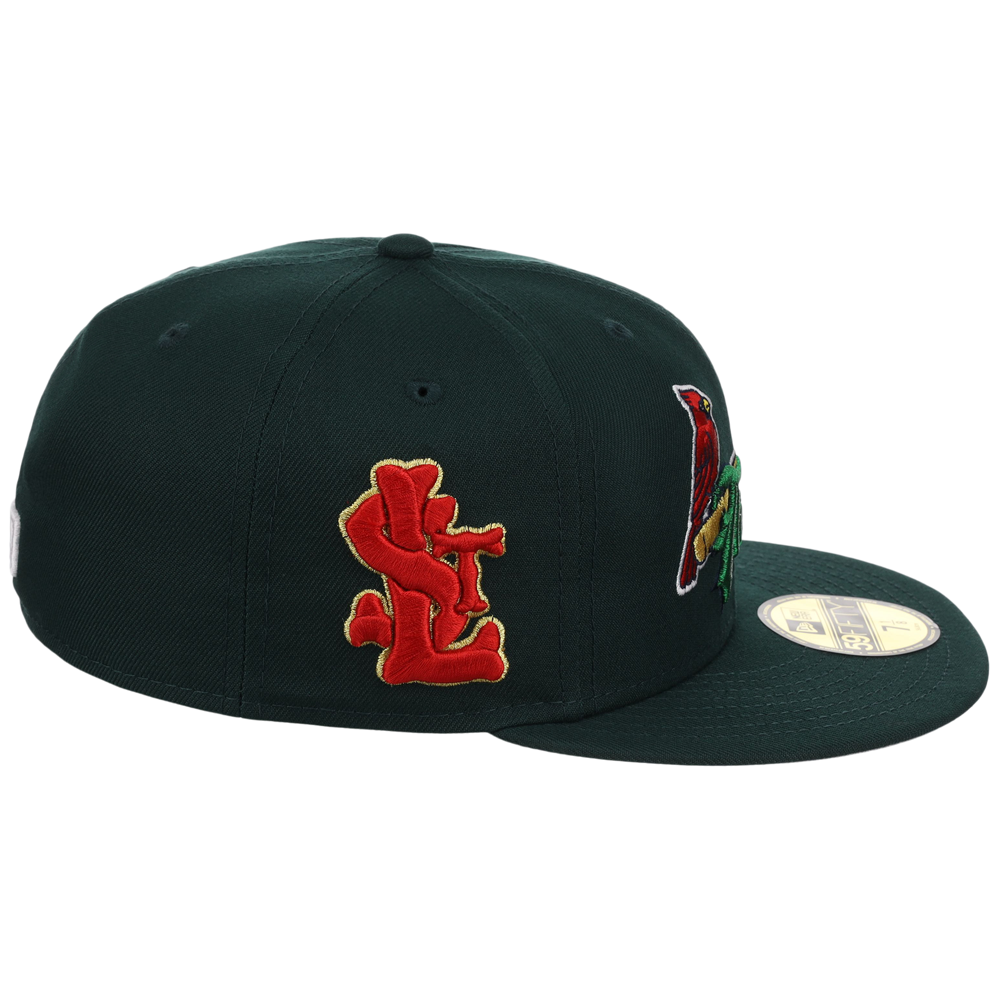 St. Louis Cardinals - St. Louis Crown the City 2.0 'The Lou' New Era 59FIFTY (Dark Green/Dark Green)