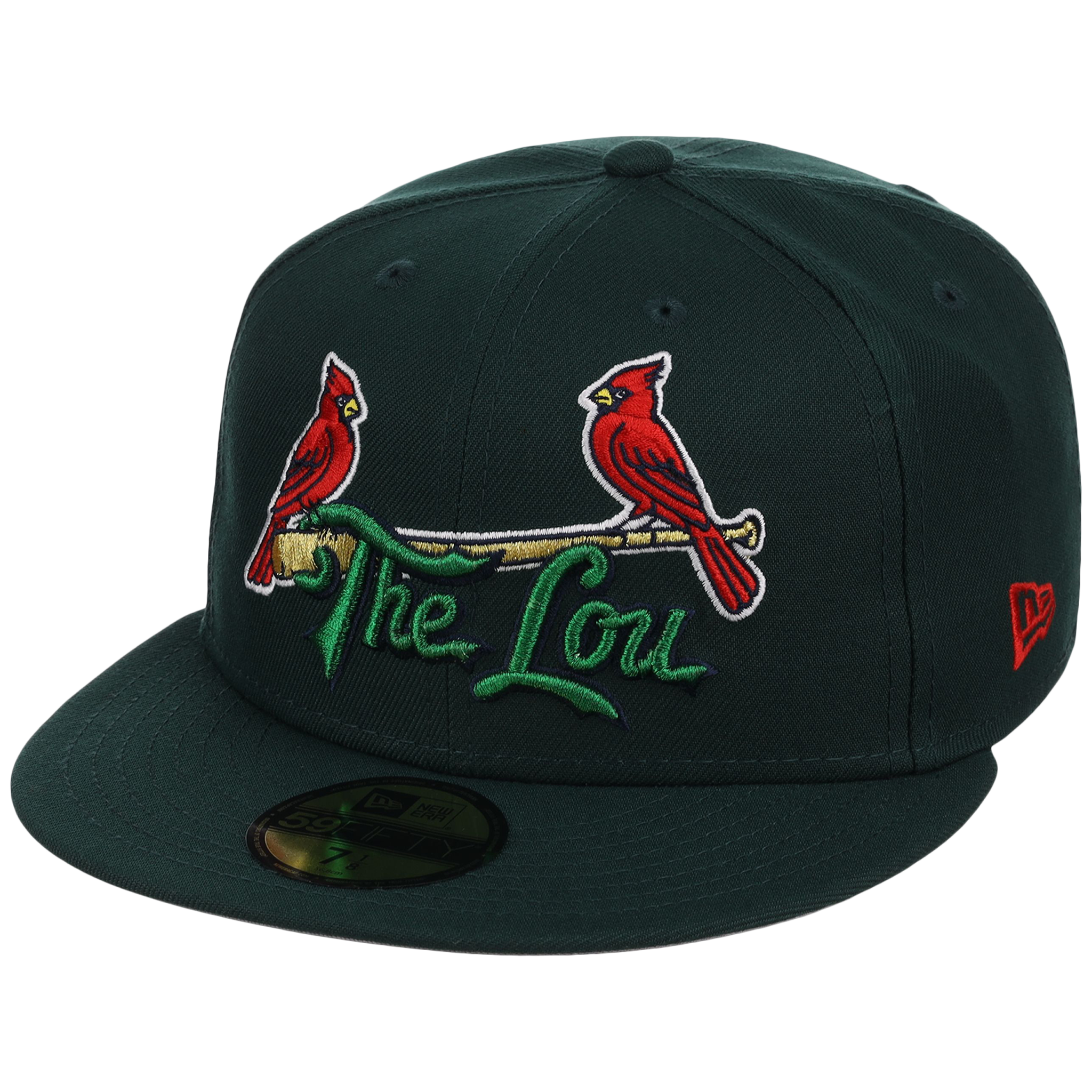 St. Louis Cardinals - St. Louis Crown the City 2.0 'The Lou' New Era 59FIFTY (Dark Green/Dark Green)