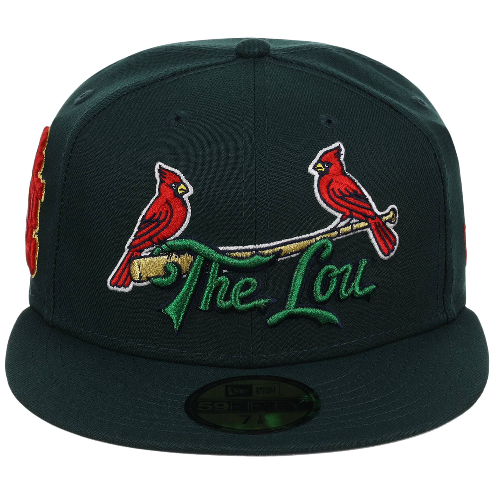 St. Louis Cardinals - St. Louis Crown the City 2.0 'The Lou' New Era 59FIFTY (Dark Green/Dark Green)