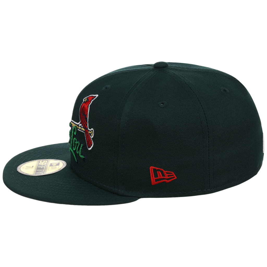 St. Louis Cardinals - St. Louis Crown the City 2.0 'The Lou' New Era 59FIFTY (Dark Green/Dark Green)