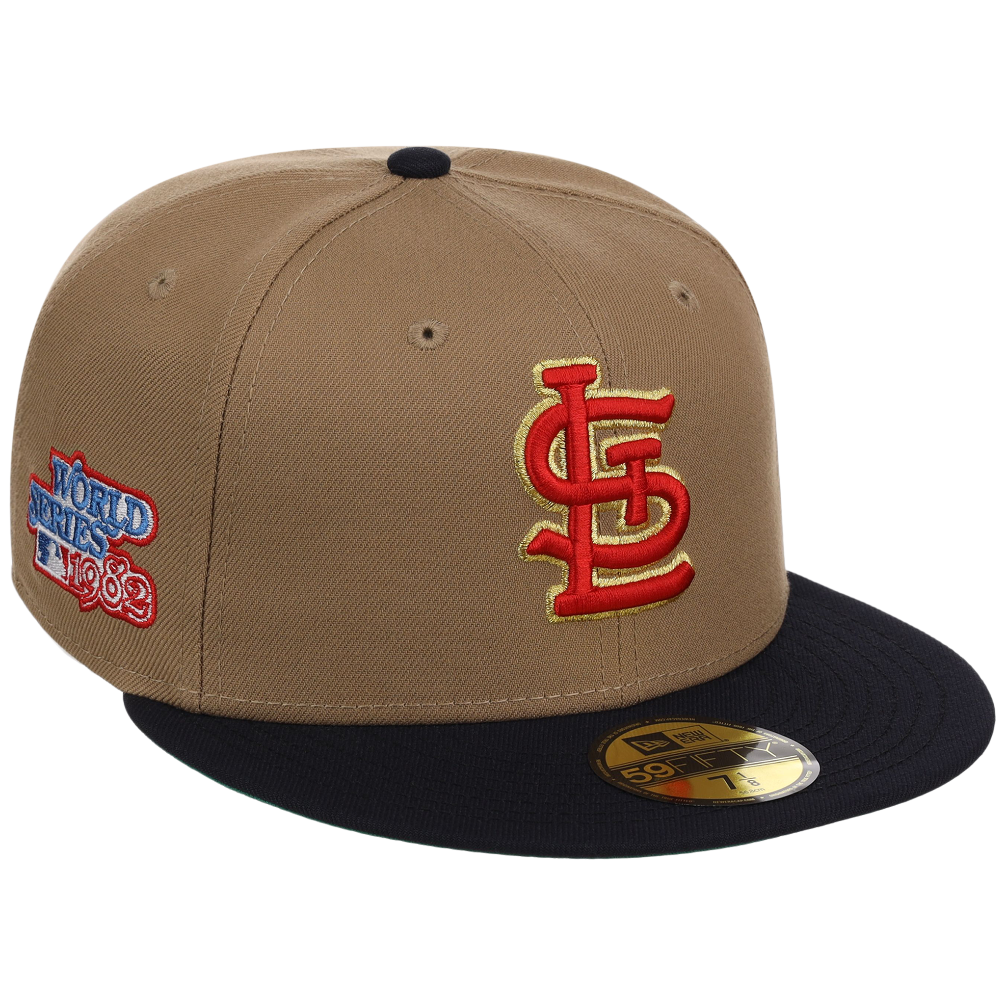 St. Louis Cardinals - St. Louis Crown the City 2.0 'The Lou' New Era 59FIFTY (Khaki/Navy)