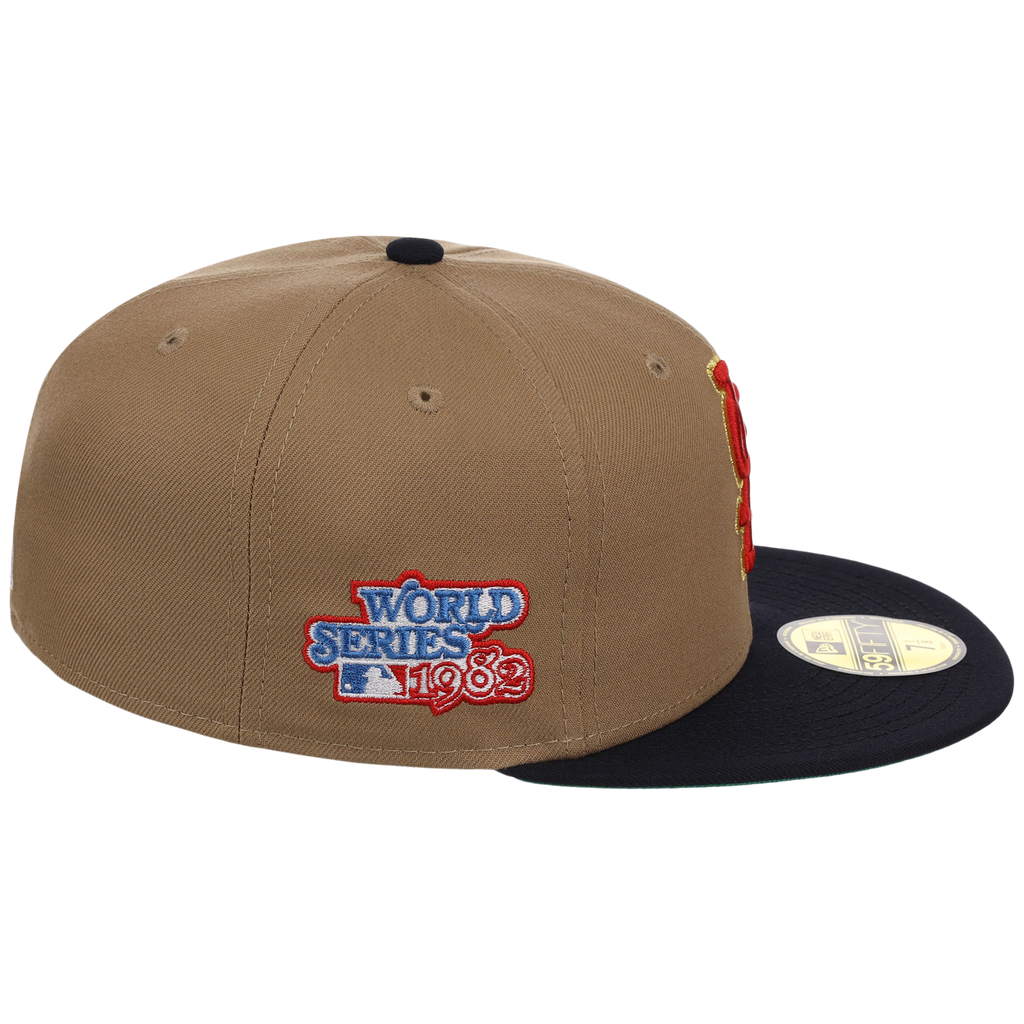 St. Louis Cardinals - St. Louis Crown the City 2.0 'The Lou' New Era 59FIFTY (Khaki/Navy)