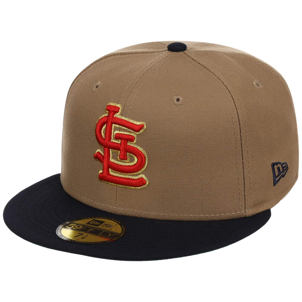 St. Louis Cardinals - St. Louis Crown the City 2.0 'The Lou' New Era 59FIFTY (Khaki/Navy)