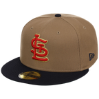 St. Louis Cardinals - St. Louis Crown the City 2.0 'The Lou' New Era 59FIFTY (Khaki/Navy)