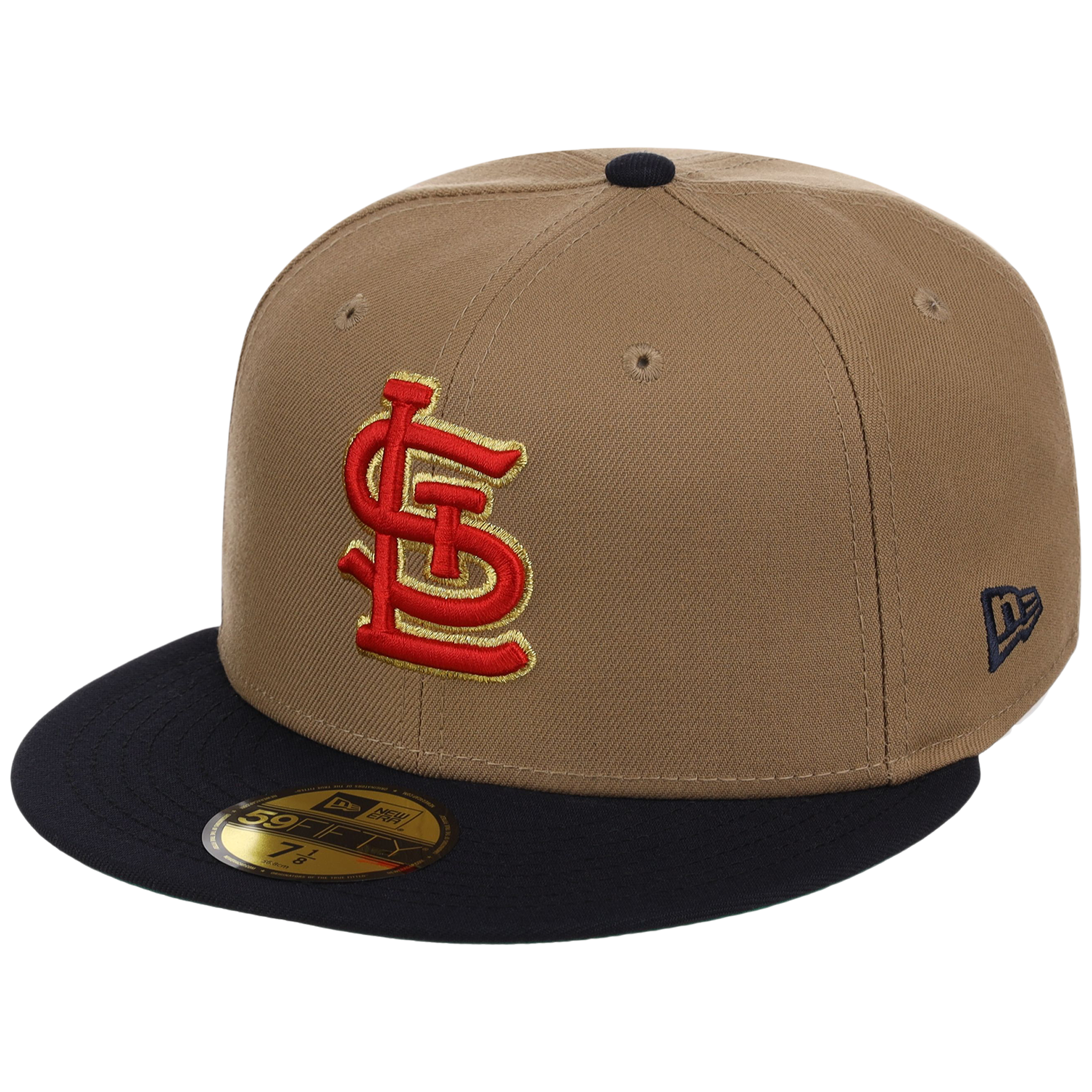 St. Louis Cardinals - St. Louis Crown the City 2.0 'The Lou' New Era 59FIFTY (Khaki/Navy)