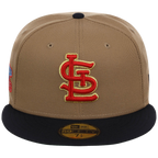 St. Louis Cardinals - St. Louis Crown the City 2.0 'The Lou' New Era 59FIFTY (Khaki/Navy)