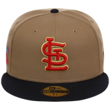 St. Louis Cardinals - St. Louis Crown the City 2.0 'The Lou' New Era 59FIFTY (Khaki/Navy)