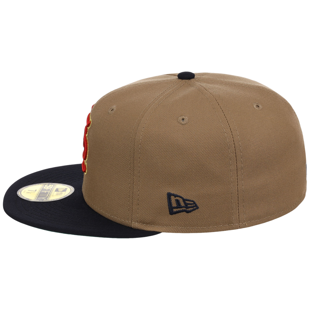 St. Louis Cardinals - St. Louis Crown the City 2.0 'The Lou' New Era 59FIFTY (Khaki/Navy)