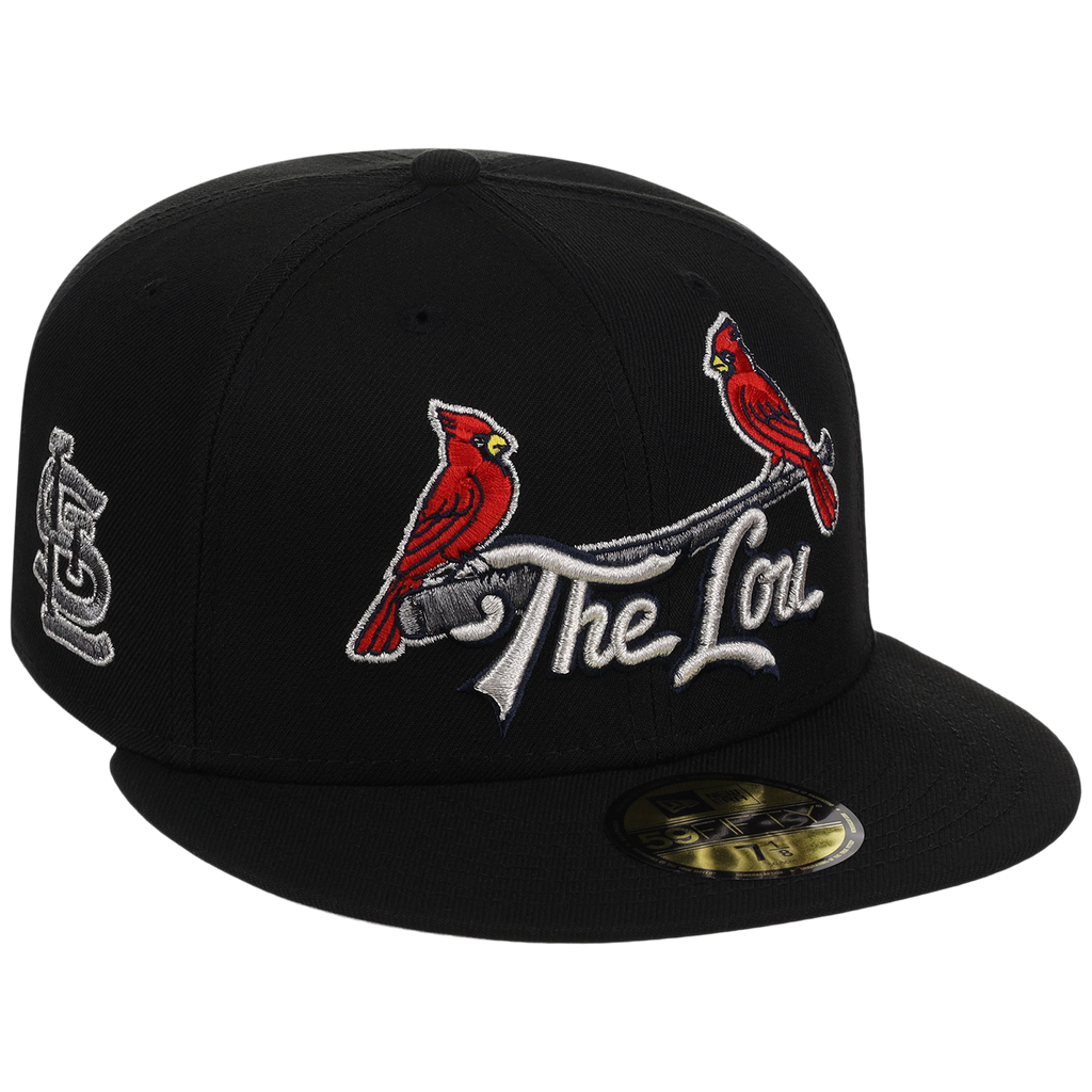 St. Louis Cardinals - St. Louis Crown the City 2.0 'The Lou' New Era 59FIFTY (Black/Black)
