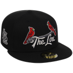 St. Louis Cardinals - St. Louis Crown the City 2.0 'The Lou' New Era 59FIFTY (Black/Black)
