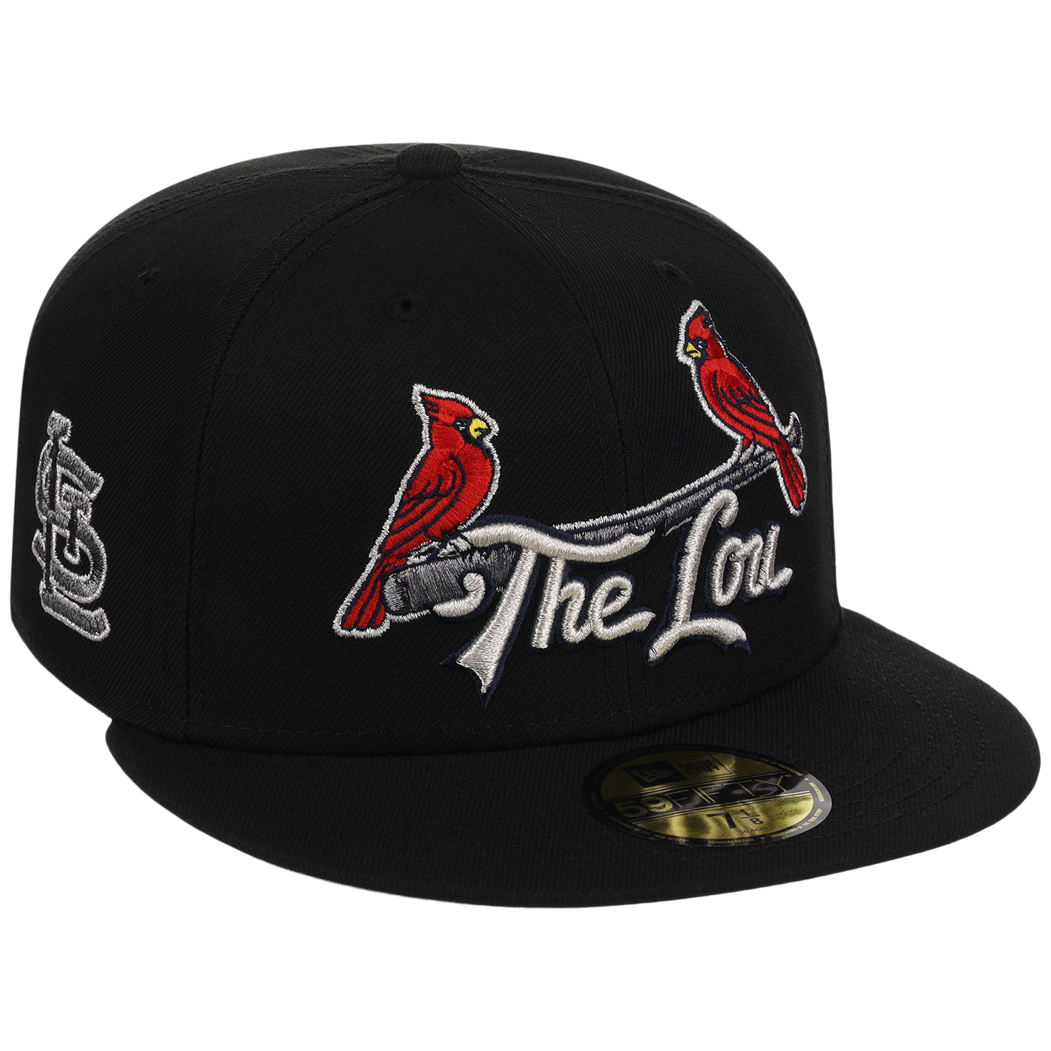 St. Louis Cardinals - St. Louis Crown the City 2.0 'The Lou' New Era 59FIFTY (Black/Black)