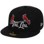St. Louis Cardinals - St. Louis Crown the City 2.0 'The Lou' New Era 59FIFTY (Black/Black)