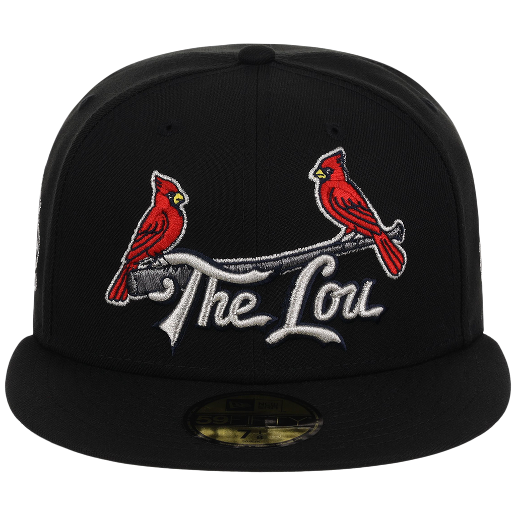 St. Louis Cardinals - St. Louis Crown the City 2.0 'The Lou' New Era 59FIFTY (Black/Black)