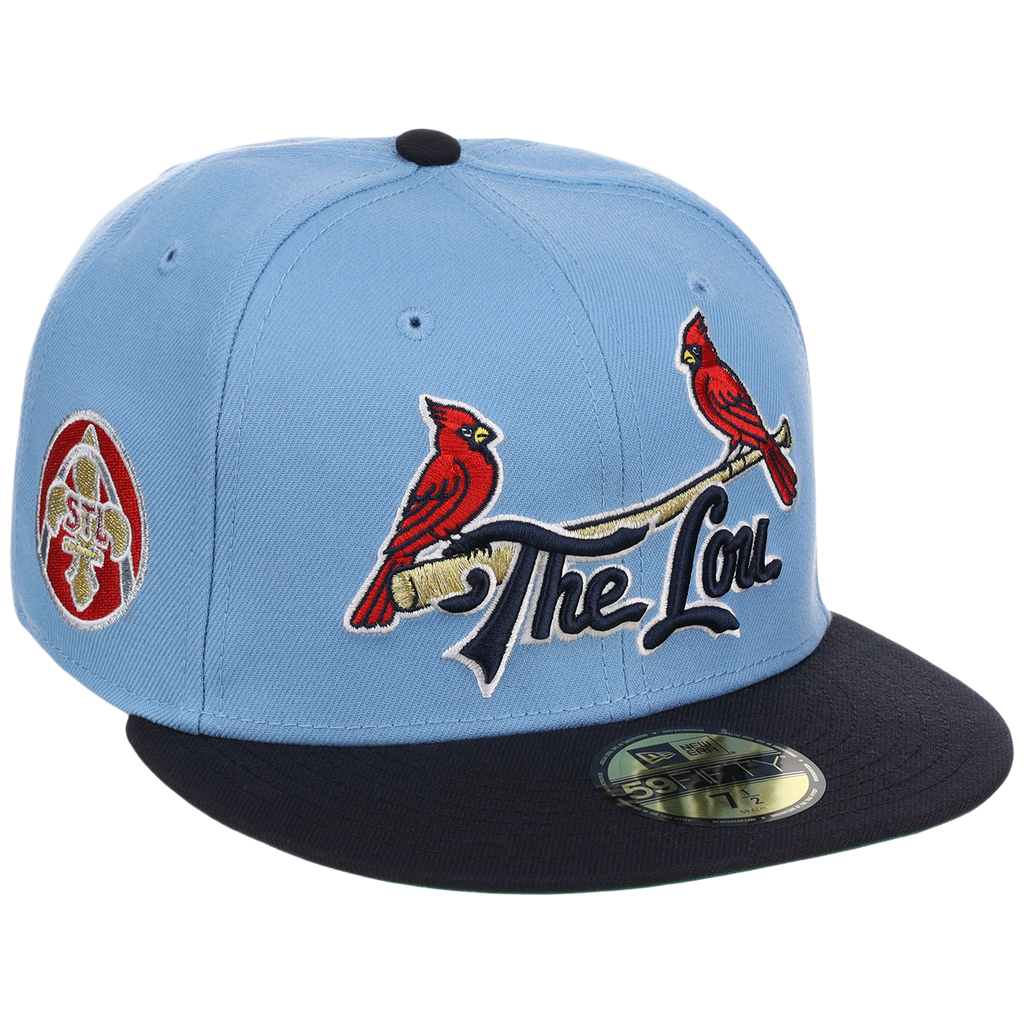 St. Louis Cardinals - St. Louis Crown the City 2.0 'The Lou' New Era 59FIFTY (Sky/Navy)