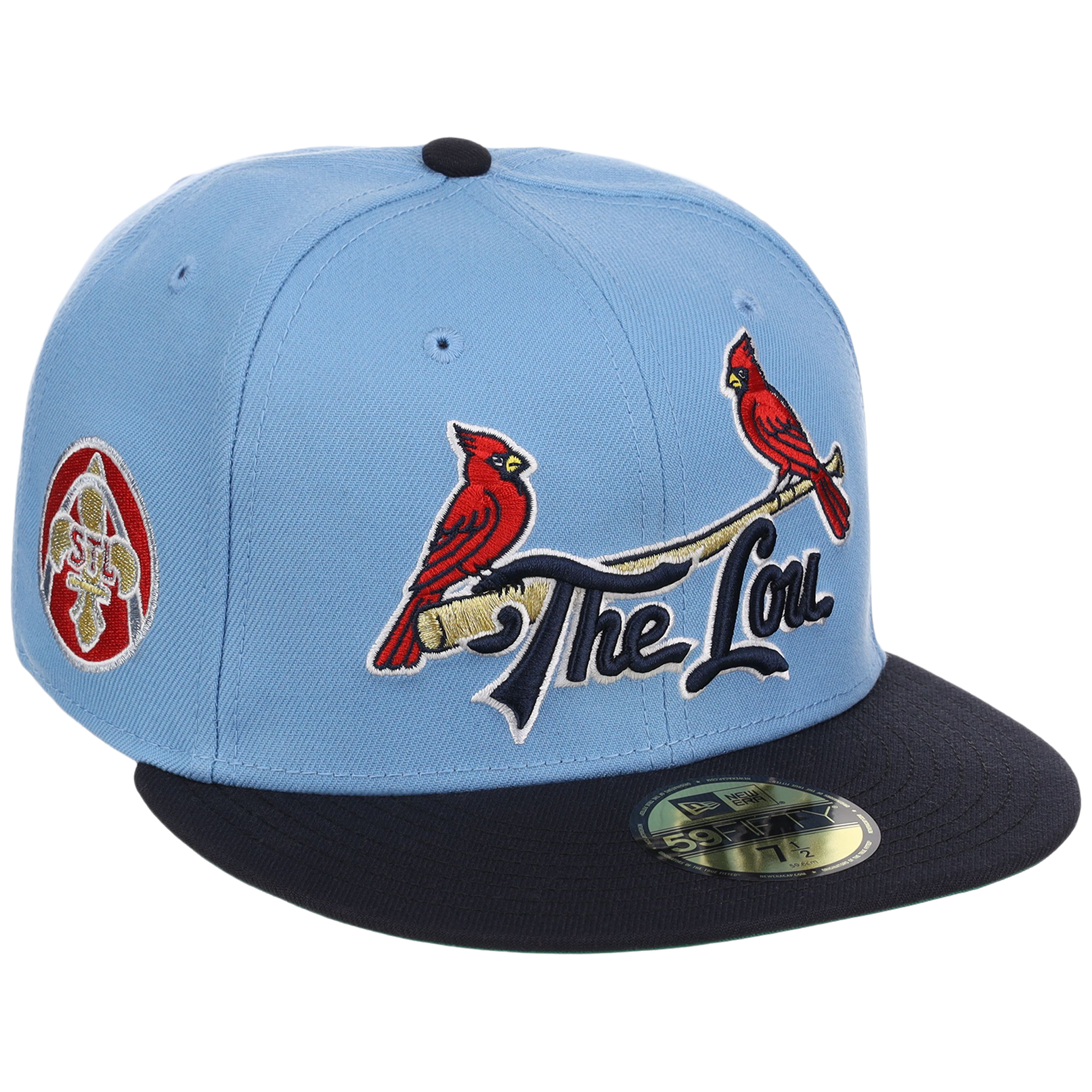 St. Louis Cardinals - St. Louis Crown the City 2.0 'The Lou' New Era 59FIFTY (Sky/Navy)