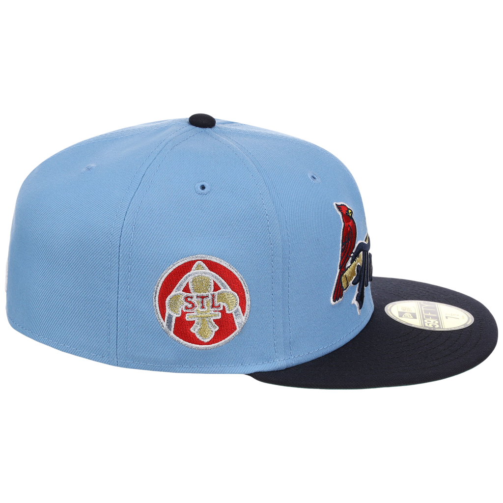 St. Louis Cardinals - St. Louis Crown the City 2.0 'The Lou' New Era 59FIFTY (Sky/Navy)