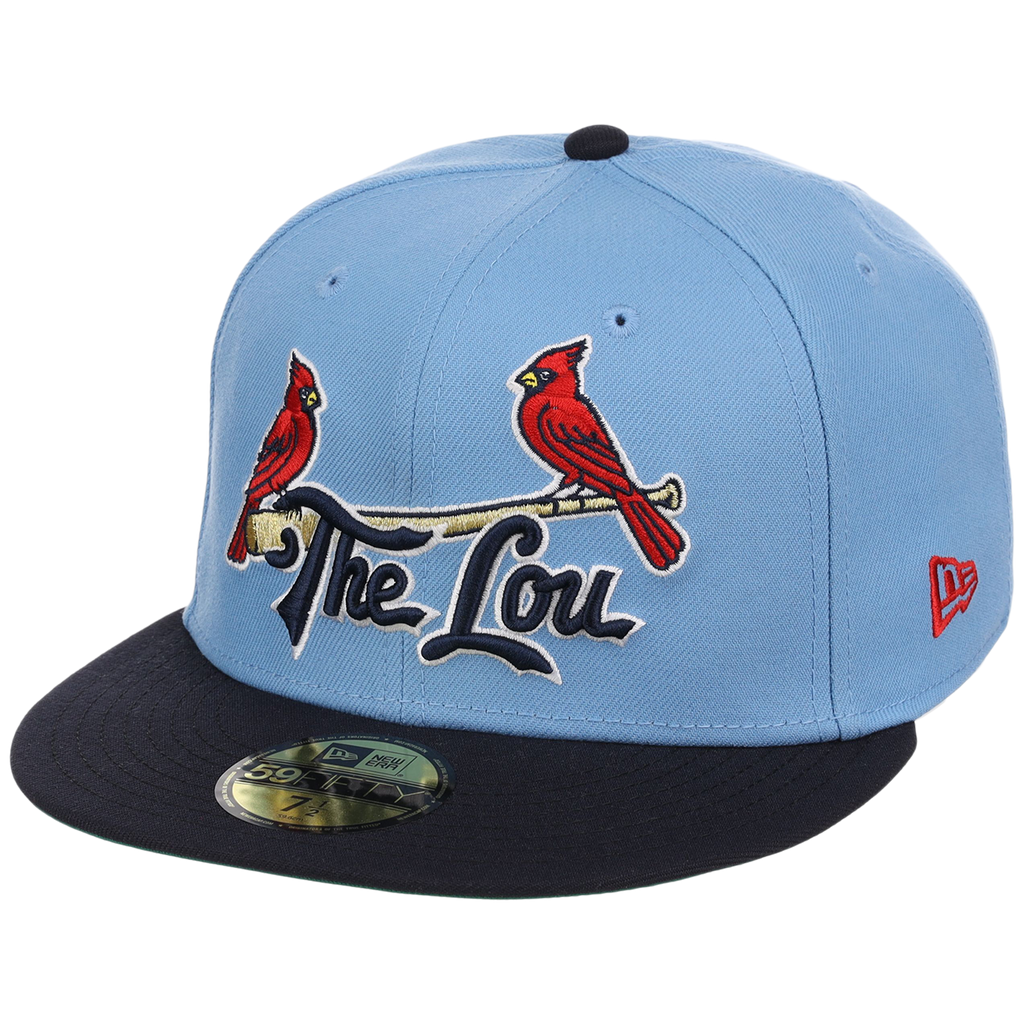 St. Louis Cardinals - St. Louis Crown the City 2.0 'The Lou' New Era 59FIFTY (Sky/Navy)