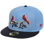 St. Louis Cardinals - St. Louis Crown the City 2.0 'The Lou' New Era 59FIFTY (Sky/Navy)