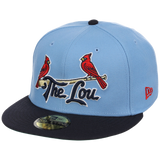 St. Louis Cardinals - St. Louis Crown the City 2.0 'The Lou' New Era 59FIFTY (Sky/Navy)