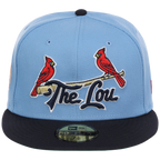 St. Louis Cardinals - St. Louis Crown the City 2.0 'The Lou' New Era 59FIFTY (Sky/Navy)