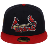 St. Louis Cardinals - St. Louis Crown the City 2.0 'The Lou' New Era 59FIFTY (Navy/Red)