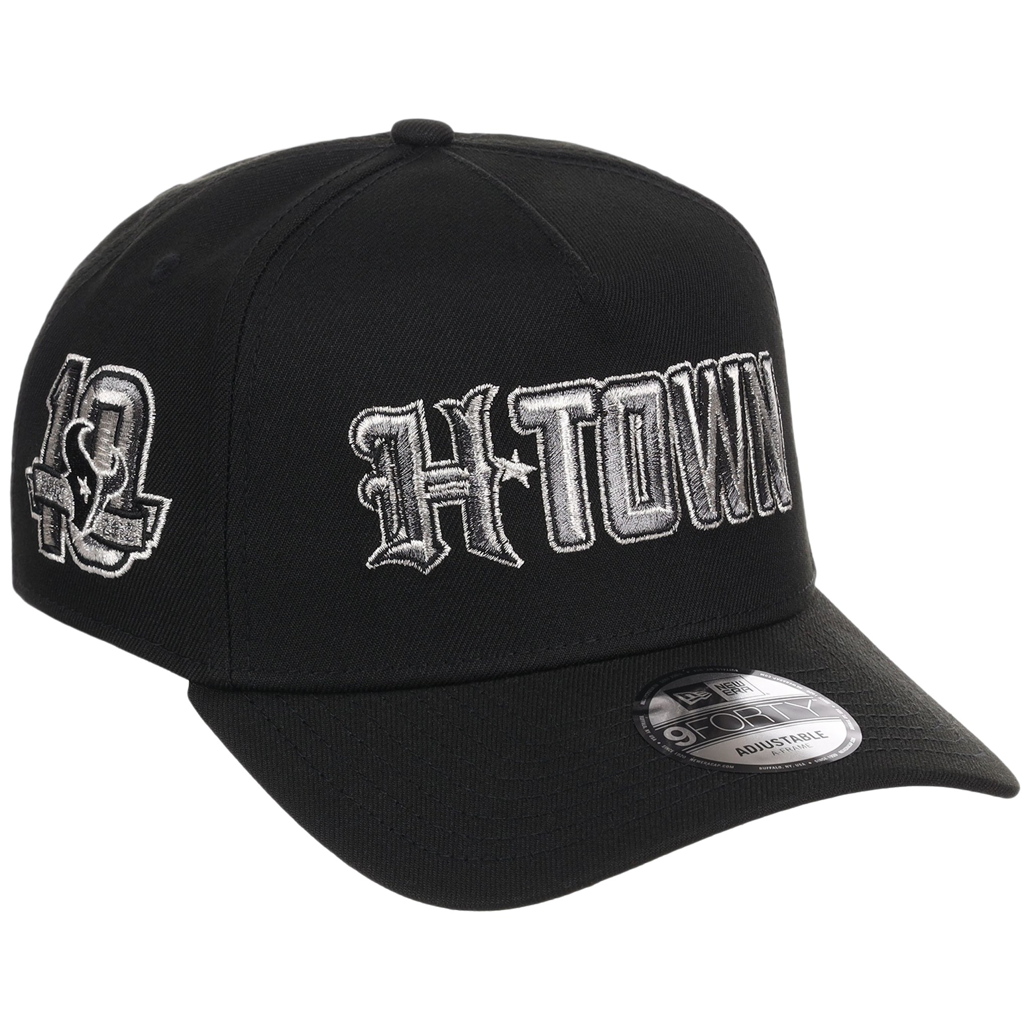 Houston Texans Houston Crown the City 'H-Town' New Era 9FORTY (Black/Black)