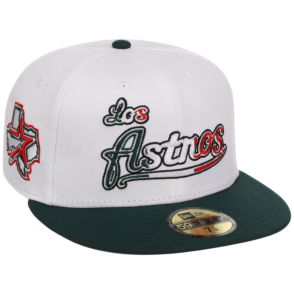 Houston Astros Houston Crown the City 'Los Astros' New Era 59FIFTY (White/Dark Green)
