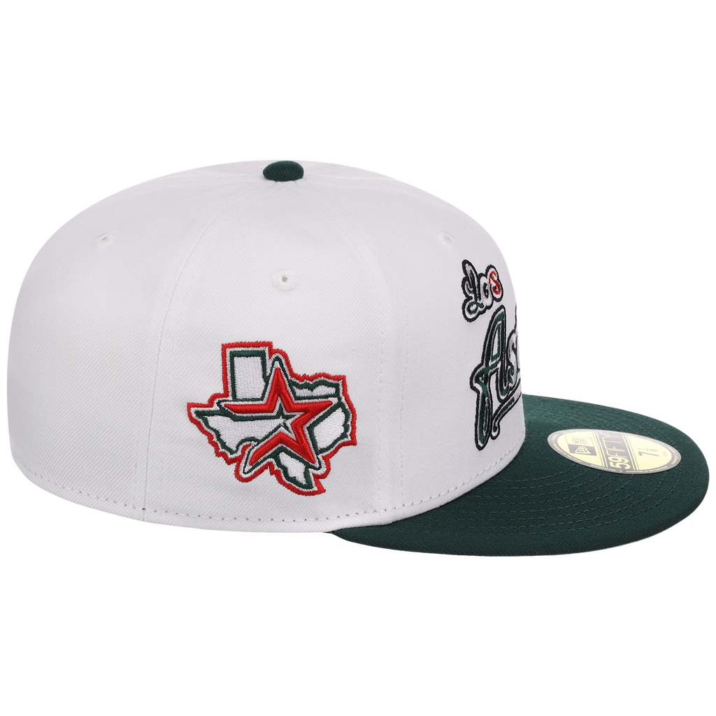 Houston Astros Houston Crown the City 'Los Astros' New Era 59FIFTY (White/Dark Green)