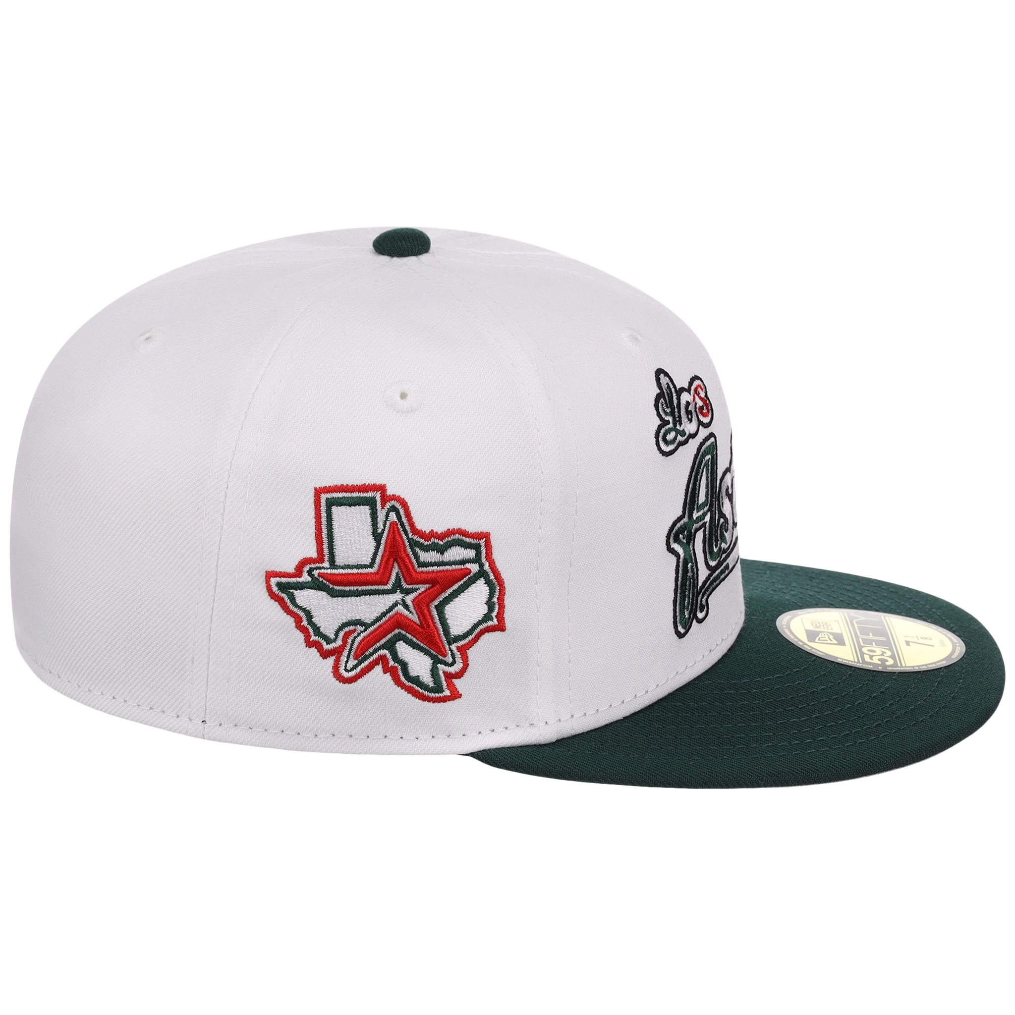 Houston Astros Houston Crown the City 'Los Astros' New Era 59FIFTY (White/Dark Green)