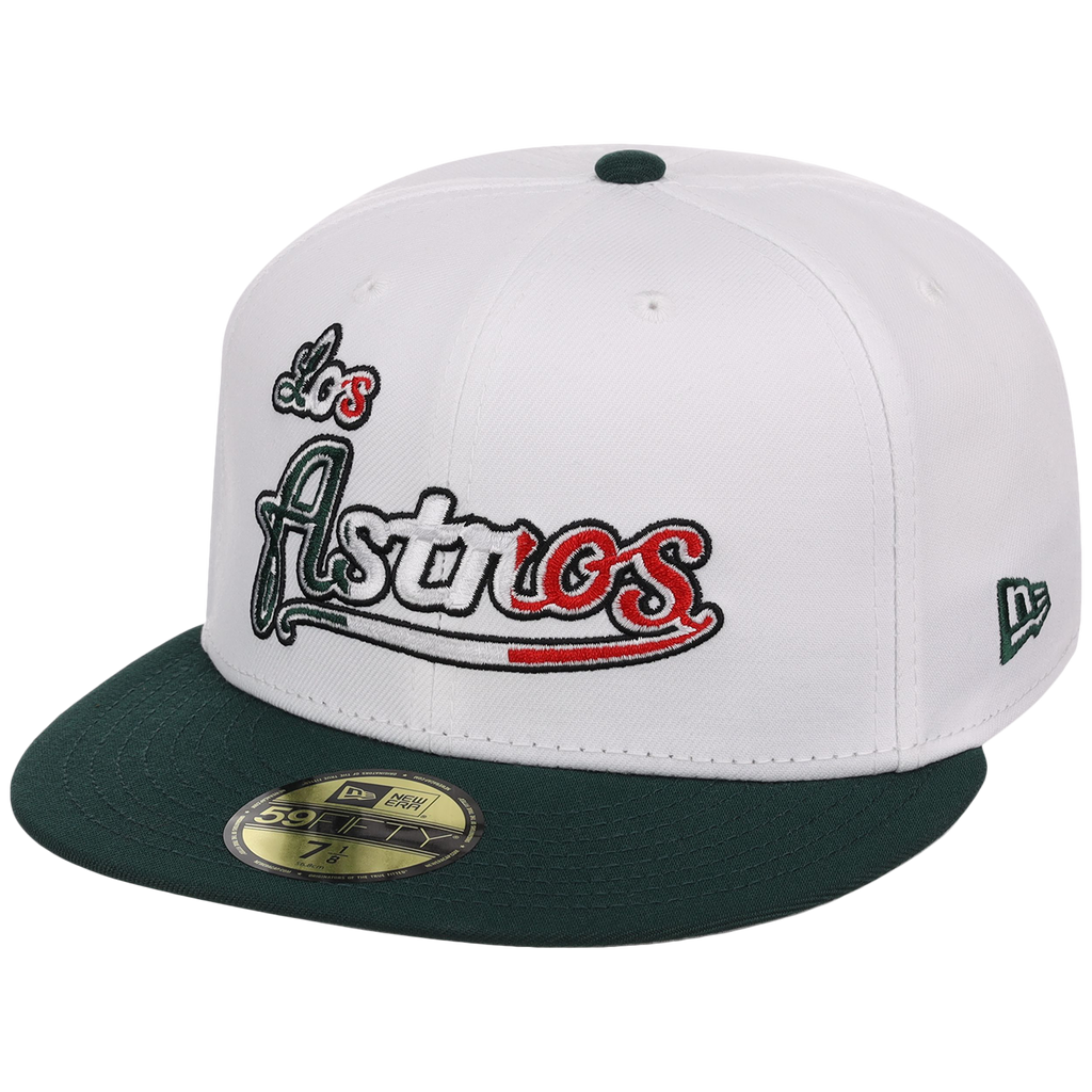 Houston Astros Houston Crown the City 'Los Astros' New Era 59FIFTY (White/Dark Green)