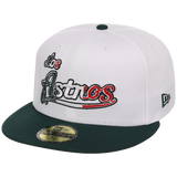 Houston Astros Houston Crown the City 'Los Astros' New Era 59FIFTY (White/Dark Green)