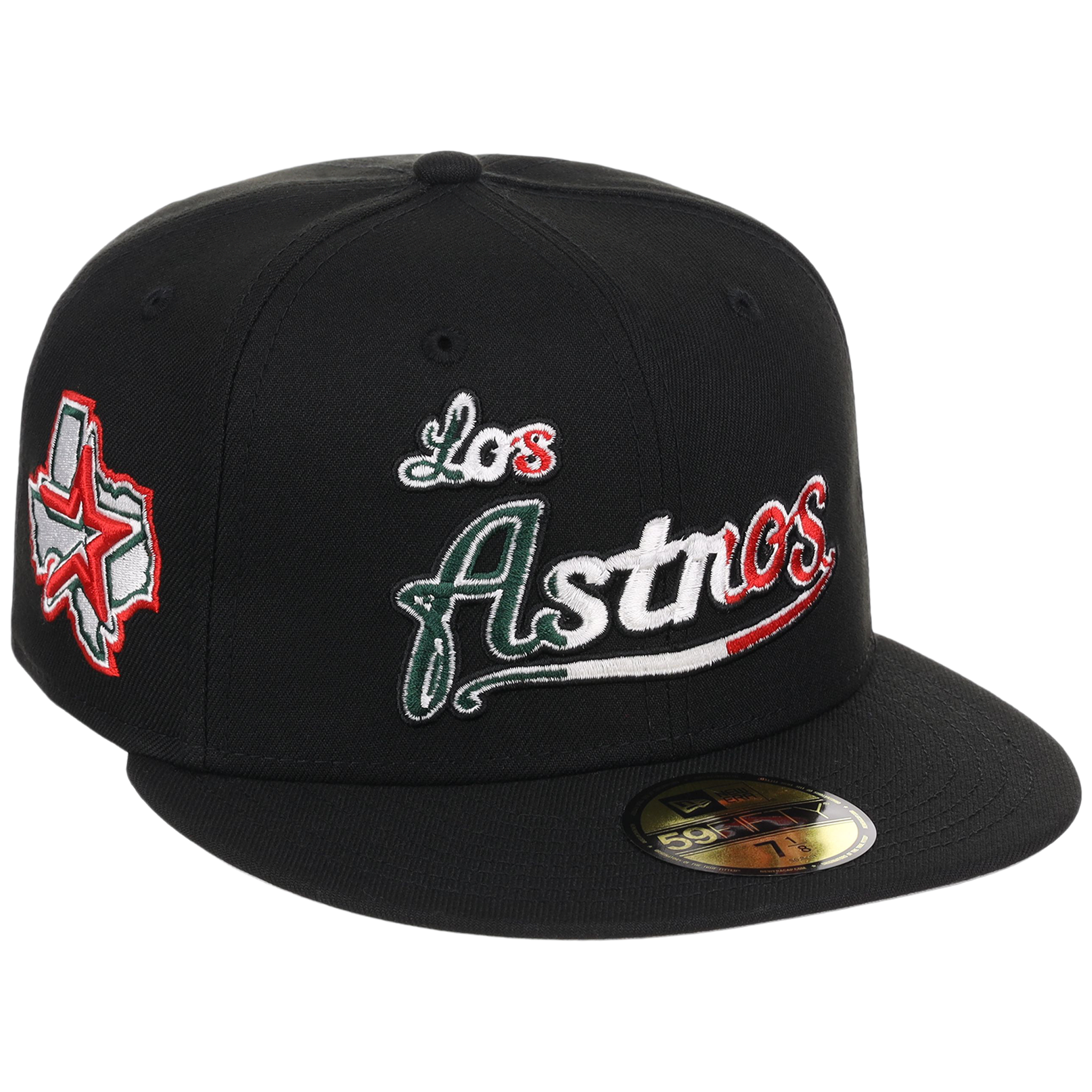 Houston Astros Houston Crown the City 'Los Astros' New Era 59FIFTY (Black/Black)