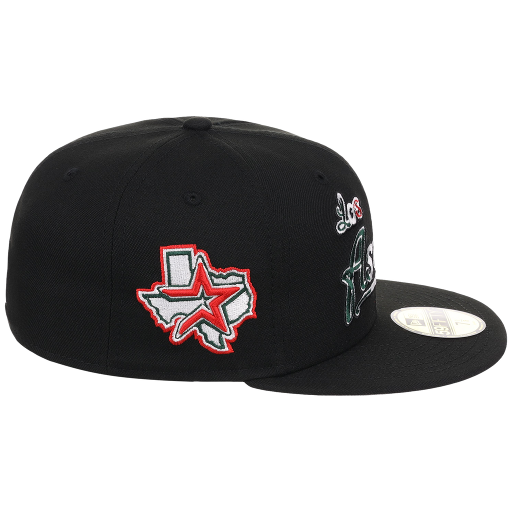 Houston Astros Houston Crown the City 'Los Astros' New Era 59FIFTY (Black/Black)